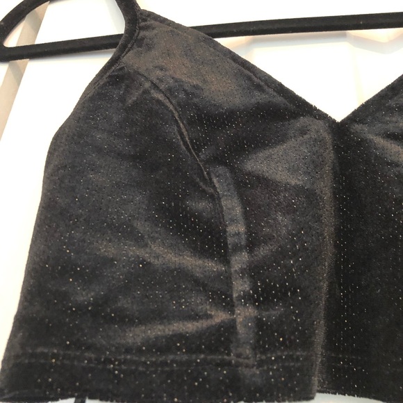NWT Francesca’s Glitter Bralette - Picture 6 of 10